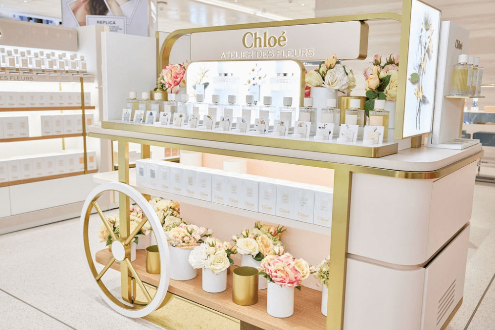 perfume cart