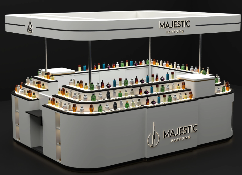 perfume kiosk