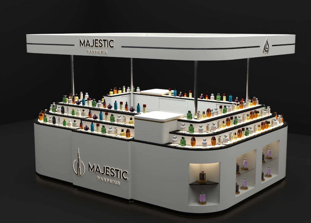 perfume kiosk