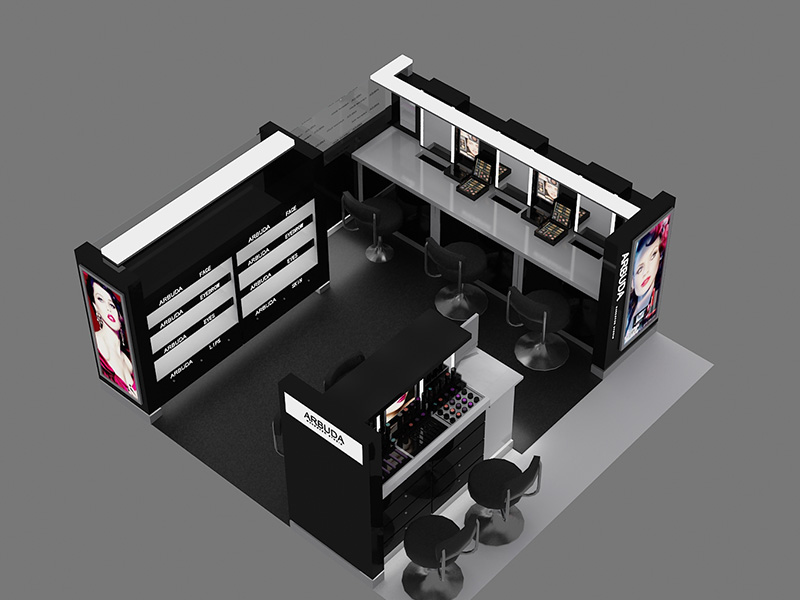 Cosmetic display showcase