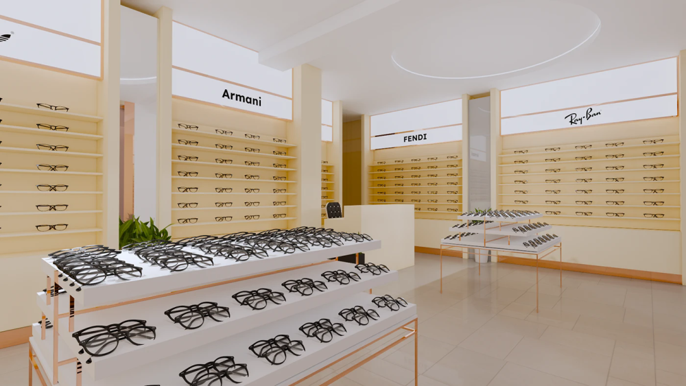 optical store design