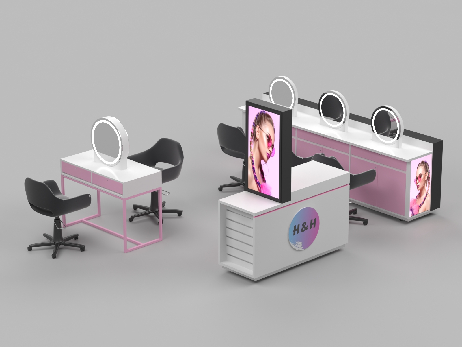 Custom Hairdressing Displays