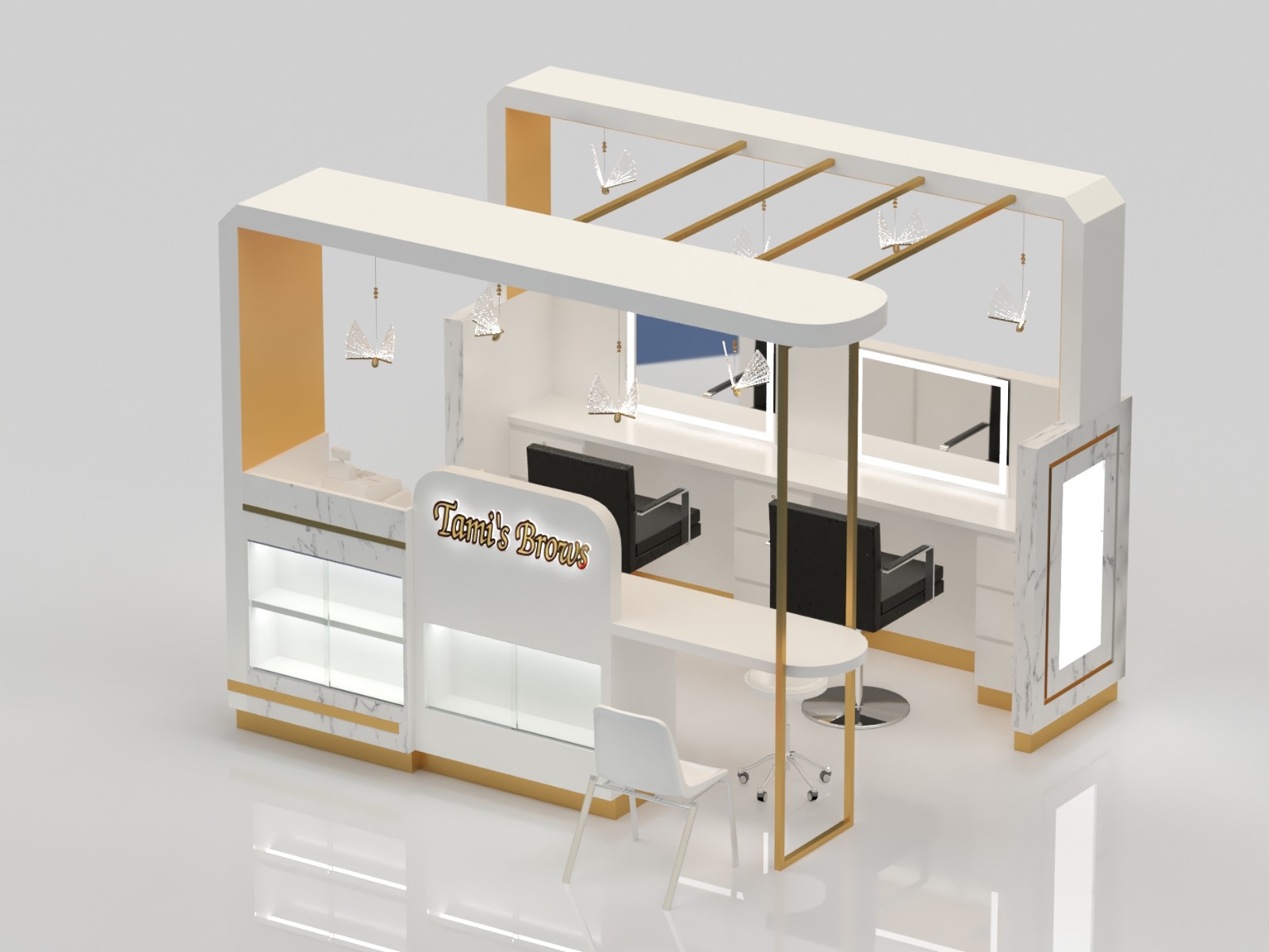 Luxury Eyebrow Threading Booth