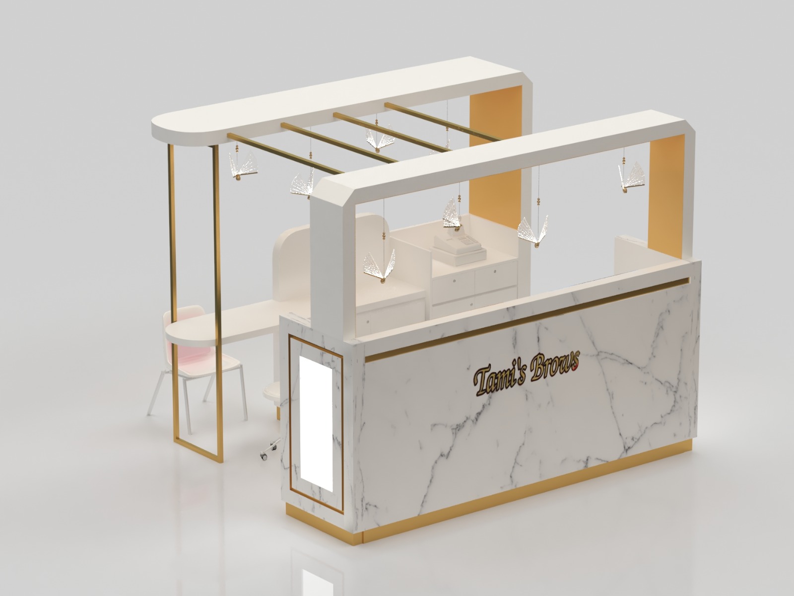 Luxury Eyebrow Threading Booth