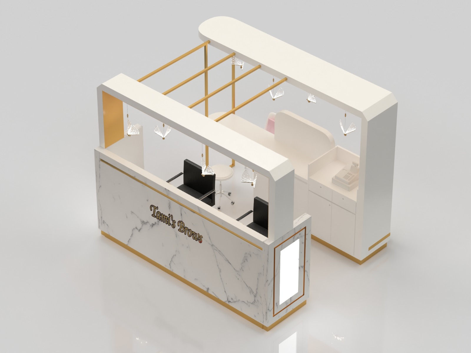 Luxury Eyebrow Threading Booth
