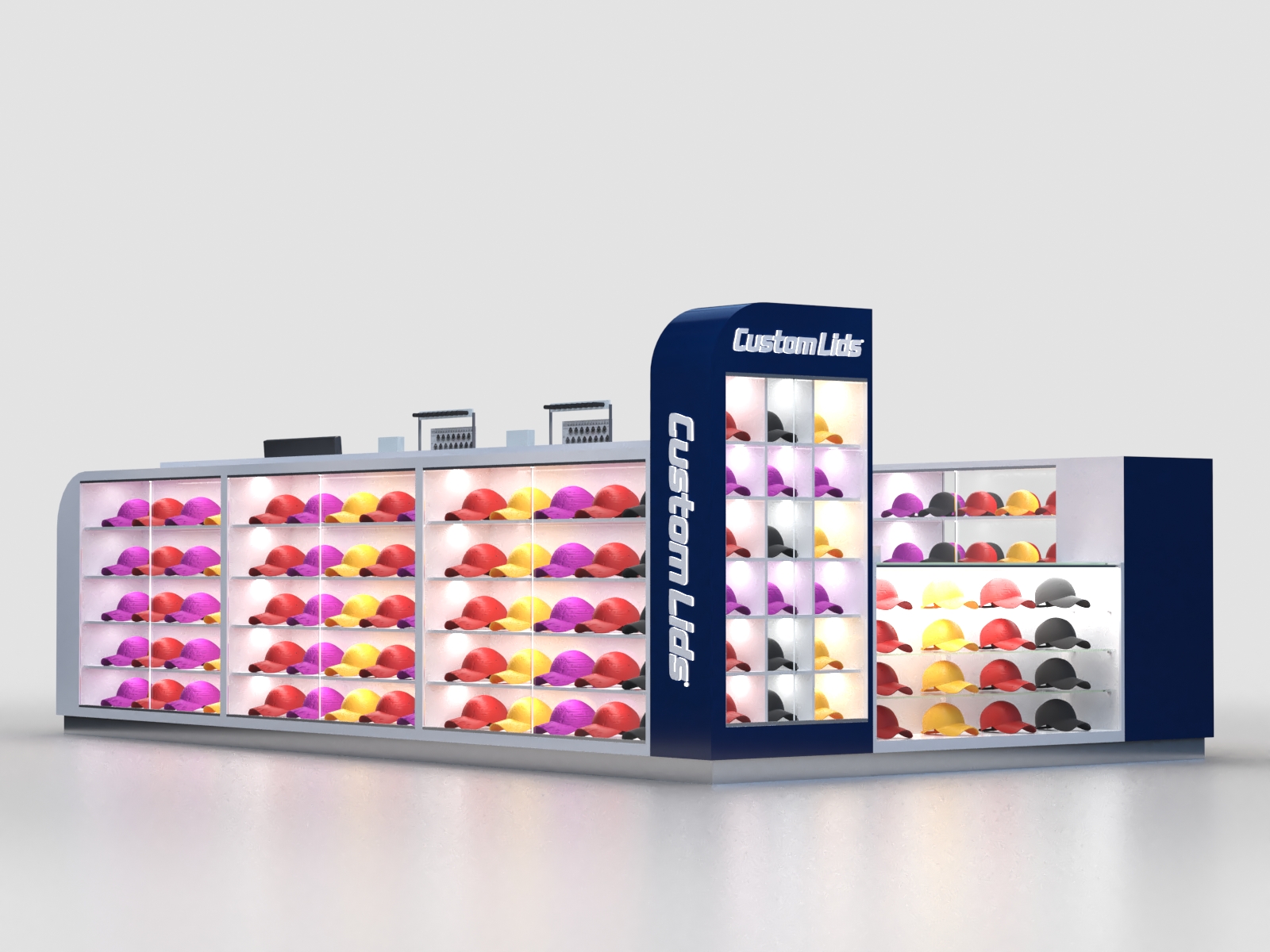Custom Lids Retail Counter
