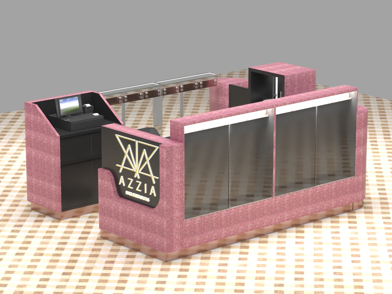 Barber Interior Booth 