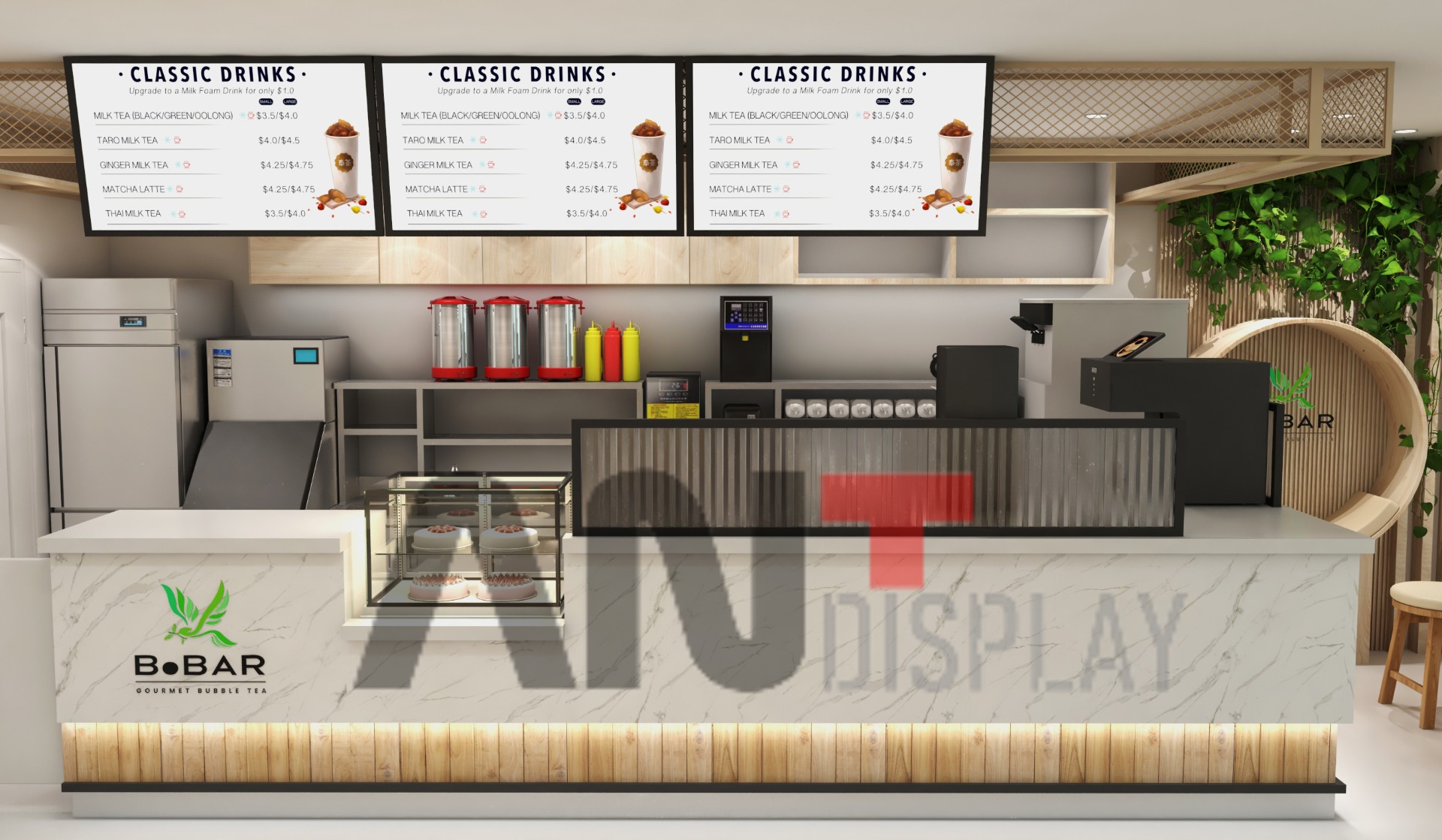 Bubble Tea Retail Shop 