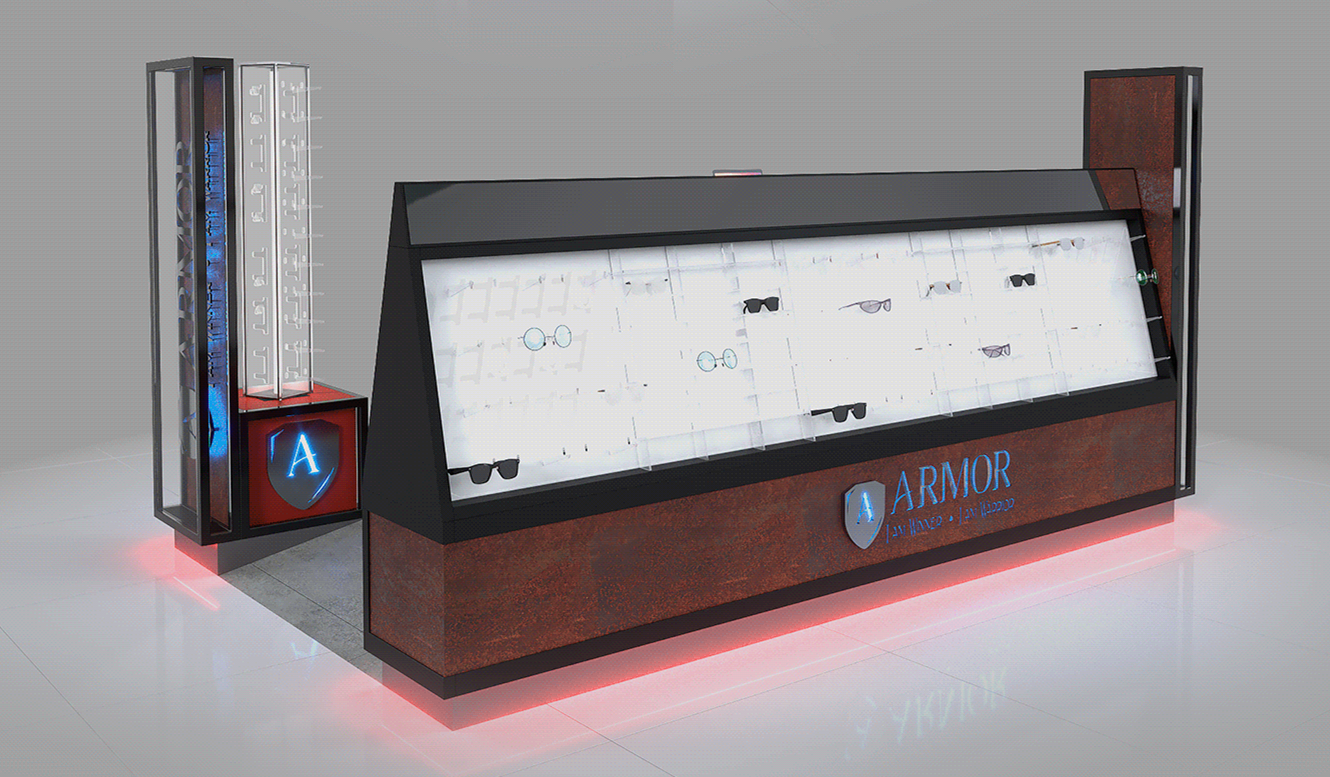 Retro Sunglasses Custom Kiosk 