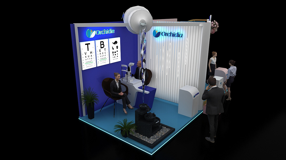 Contact Lens Exhibition Booth