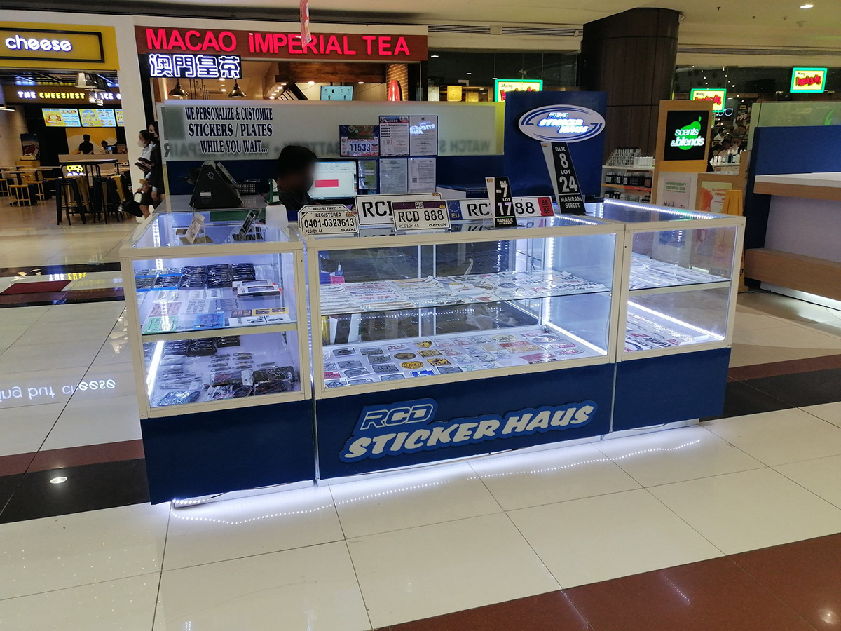 Sticker Retail Kiosk Custom