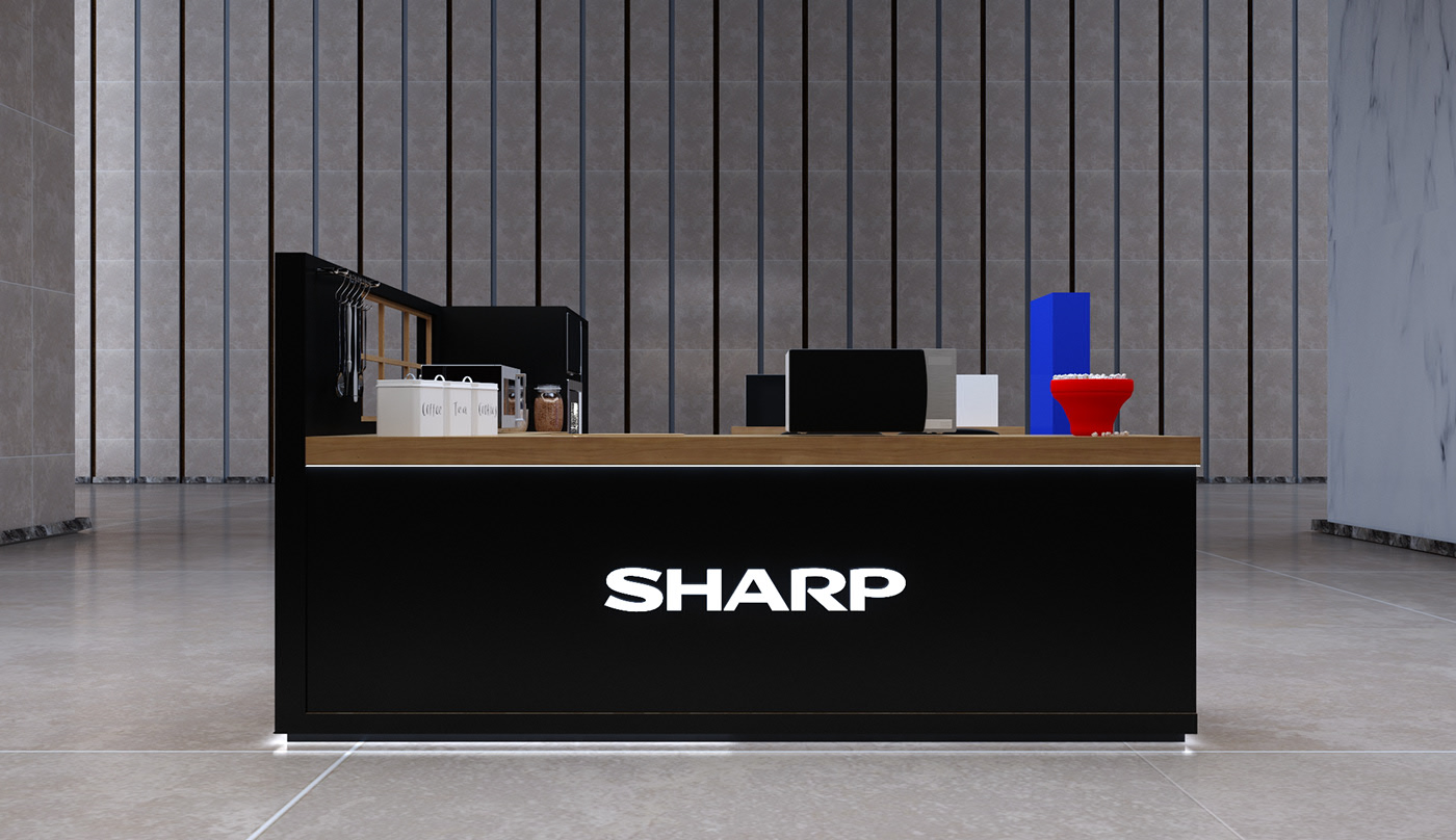 Microwave Retail Custom Kiosk
