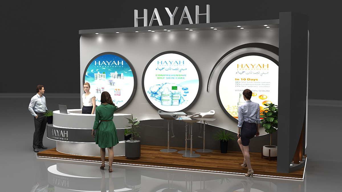 Custom Cosmetic Promote Booth