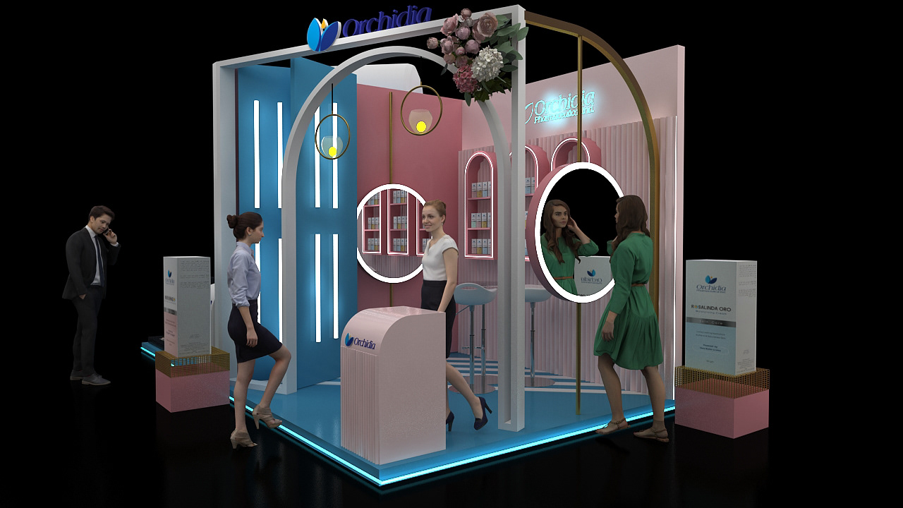 Contact Lens Exhibition Booth