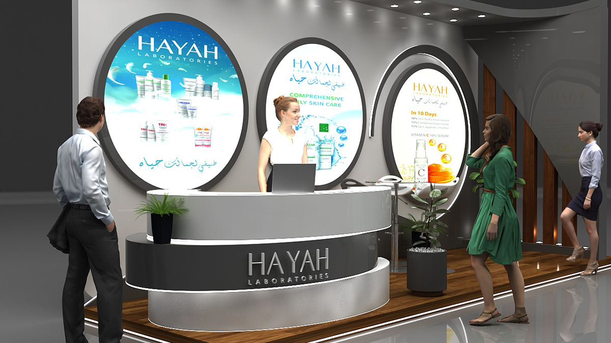 Custom Cosmetic Promote Booth