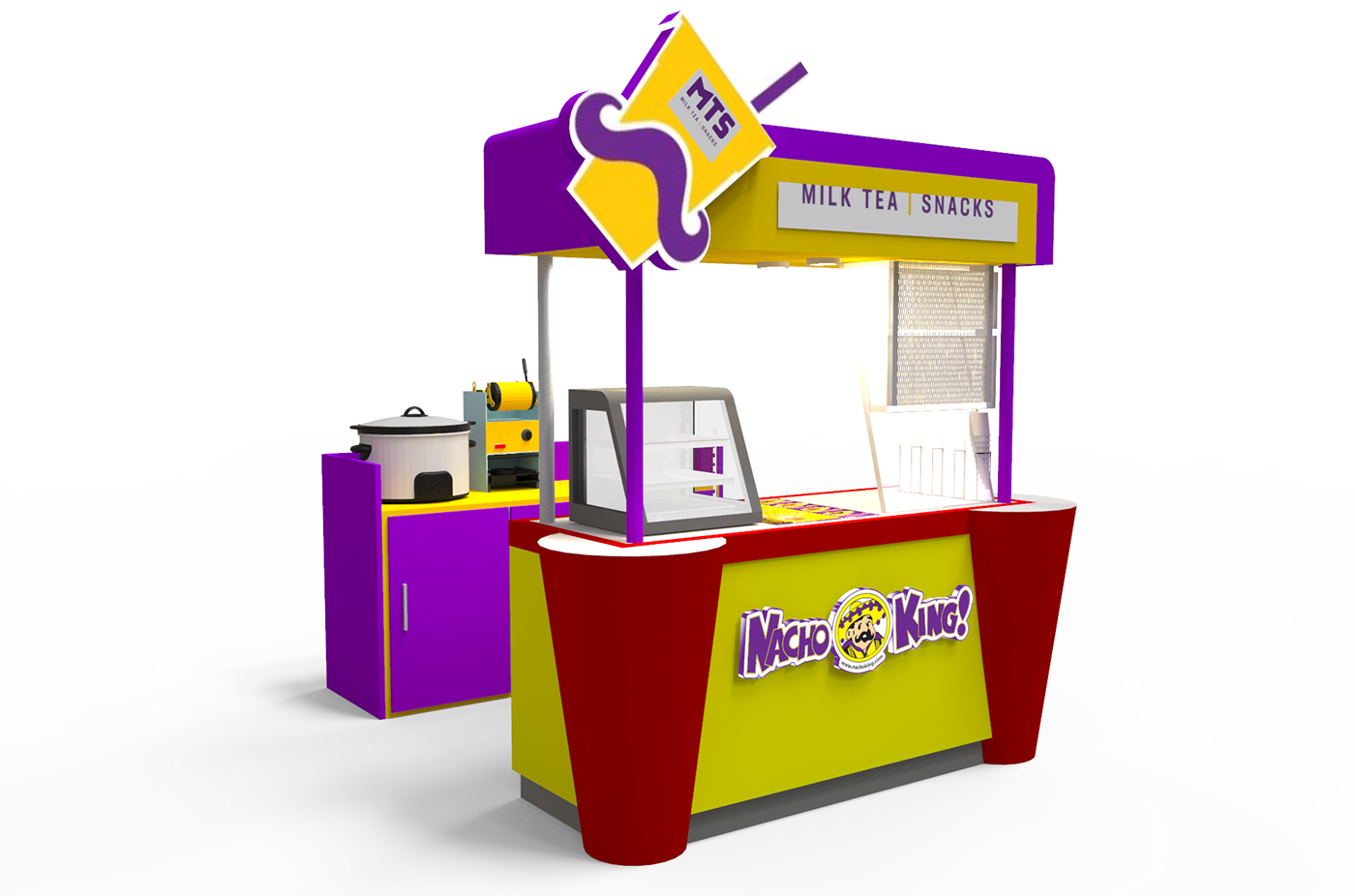 Retail Snacks Food Cart 