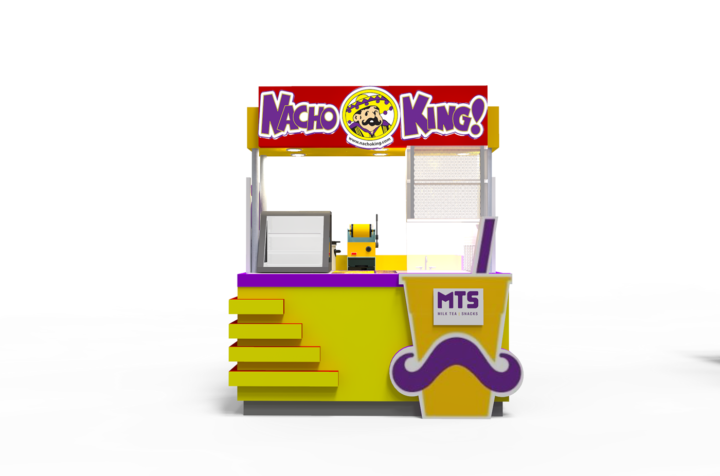 Retail Snacks Food Cart 