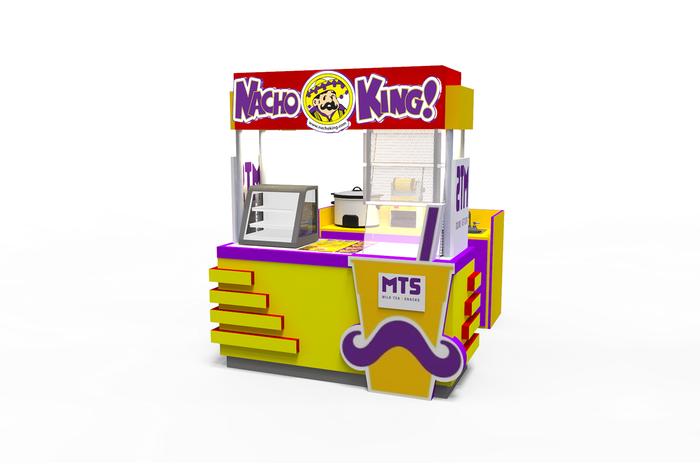 Retail Snacks Food Cart 