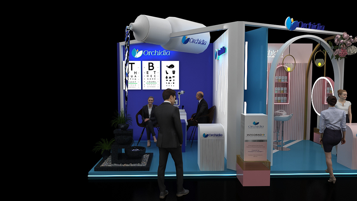 Contact Lens Exhibition Booth