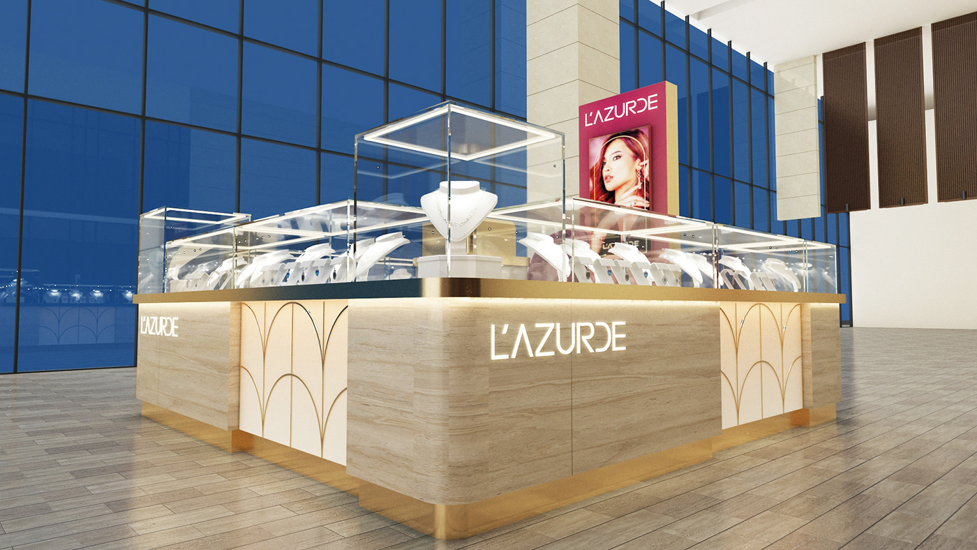 Shiny Jewelry Kiosk