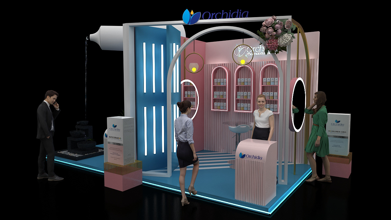 Contact Lens Exhibition Booth