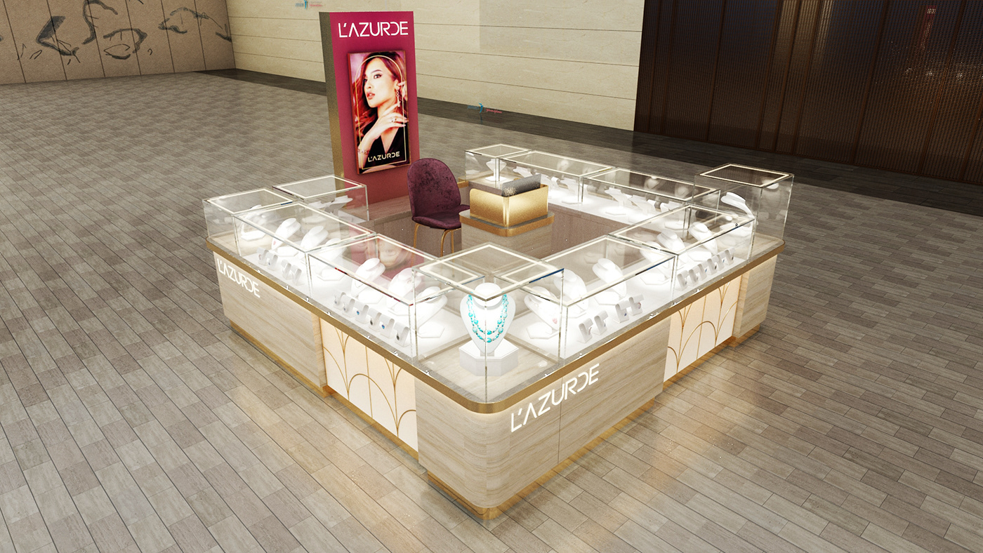 Shiny Jewelry Kiosk