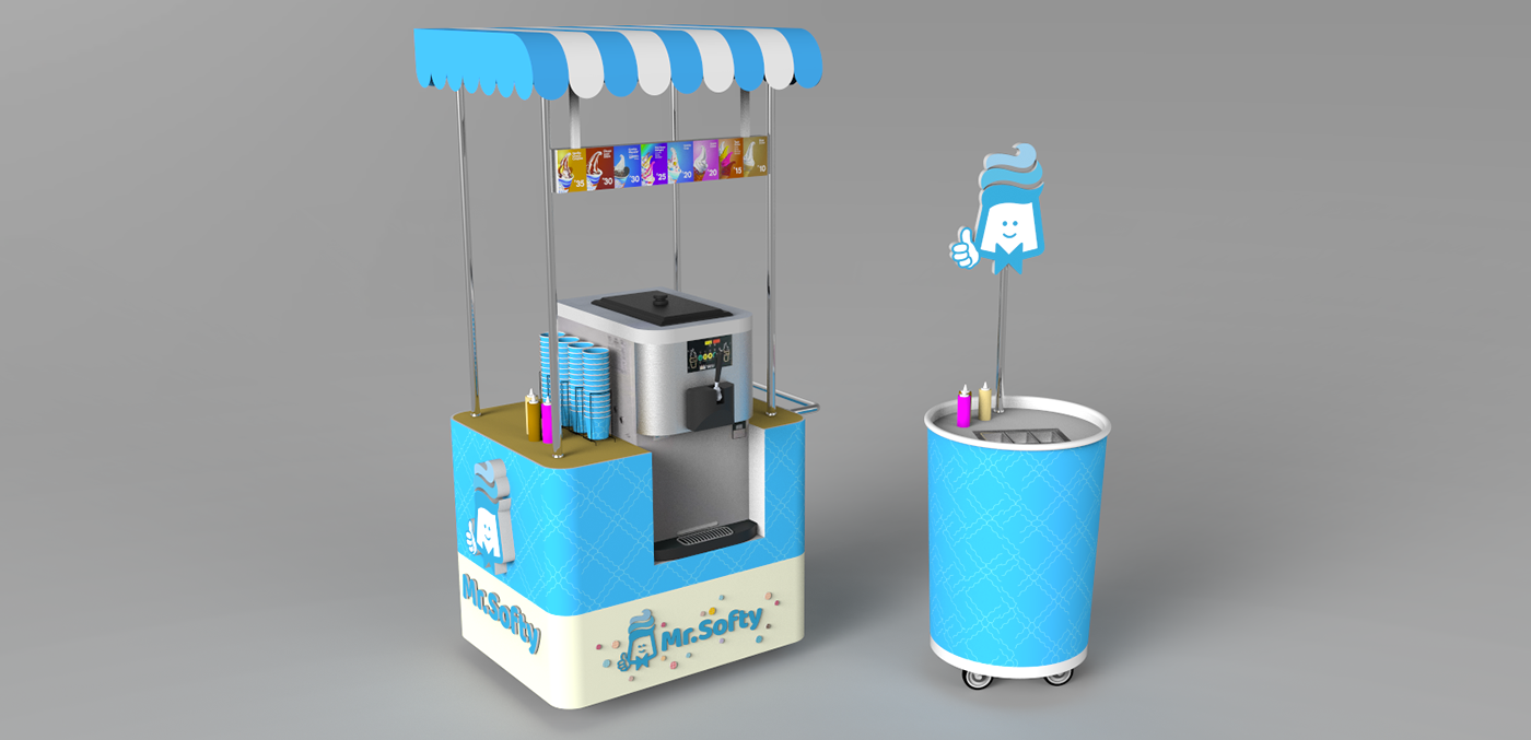 ice cream cart