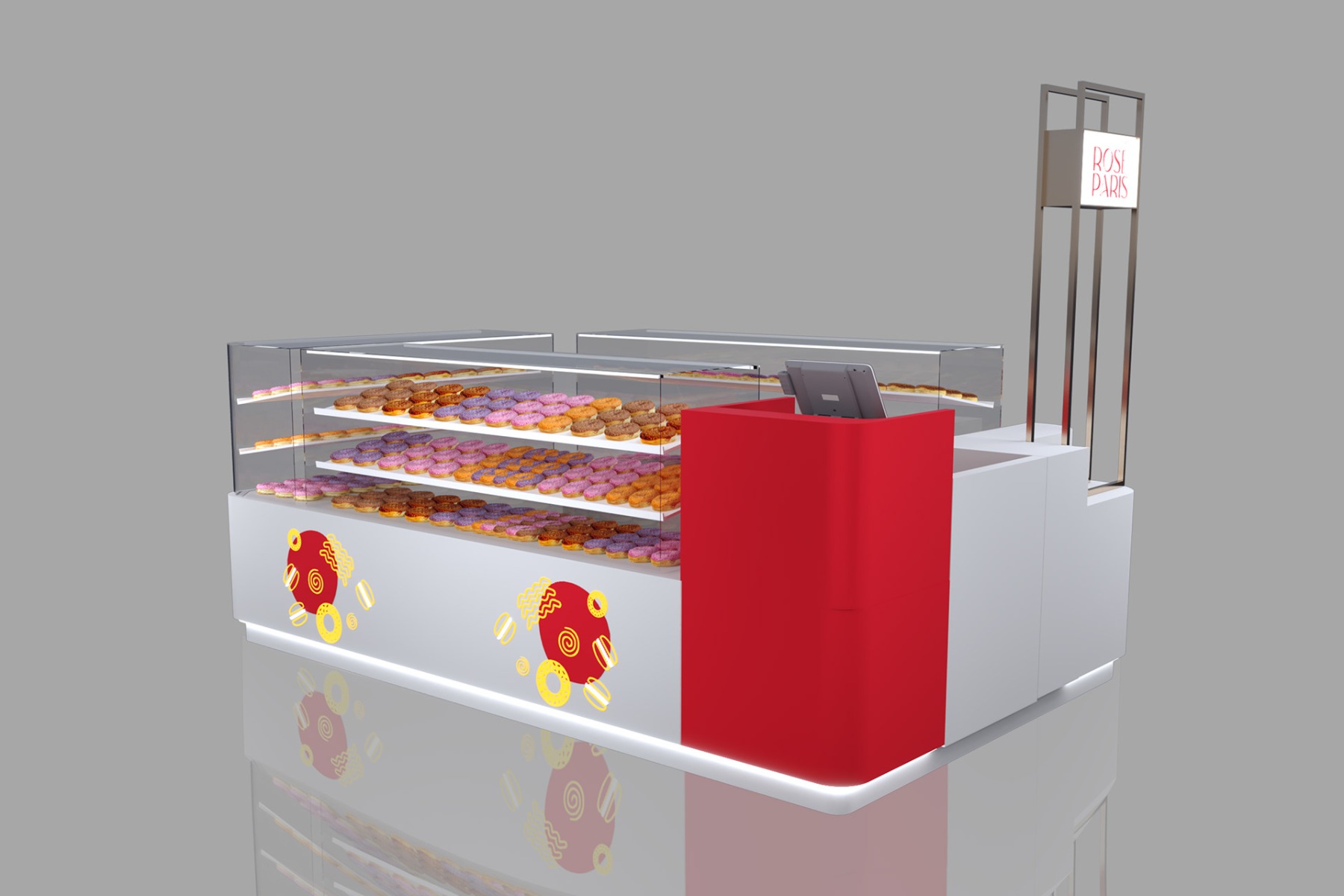 Glass Donut Kiosk