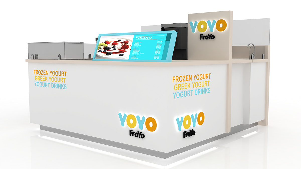 frozen yogurt bar
