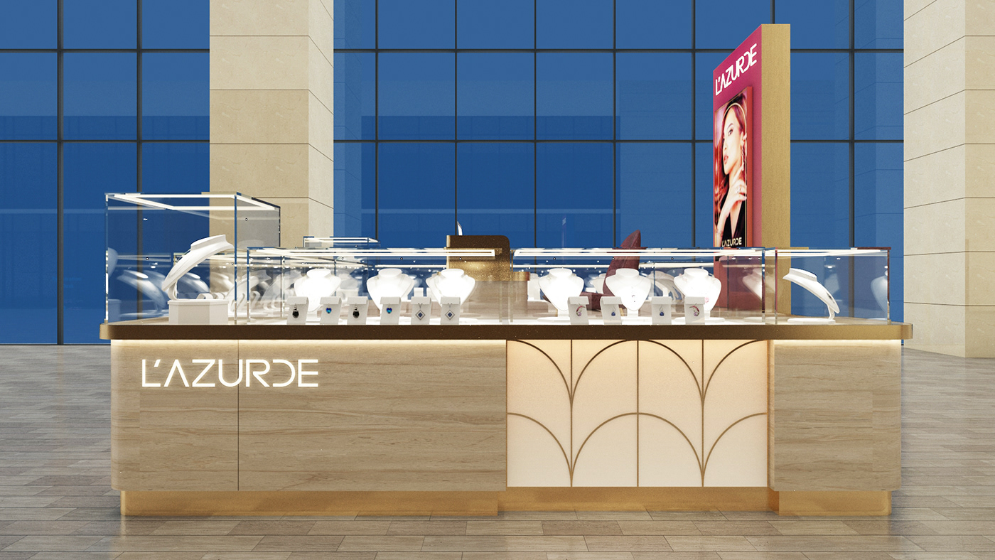 Shiny Jewelry Kiosk