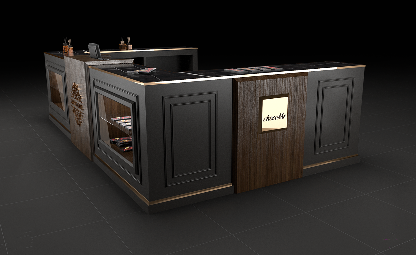 Upscale Chocolate Kiosk