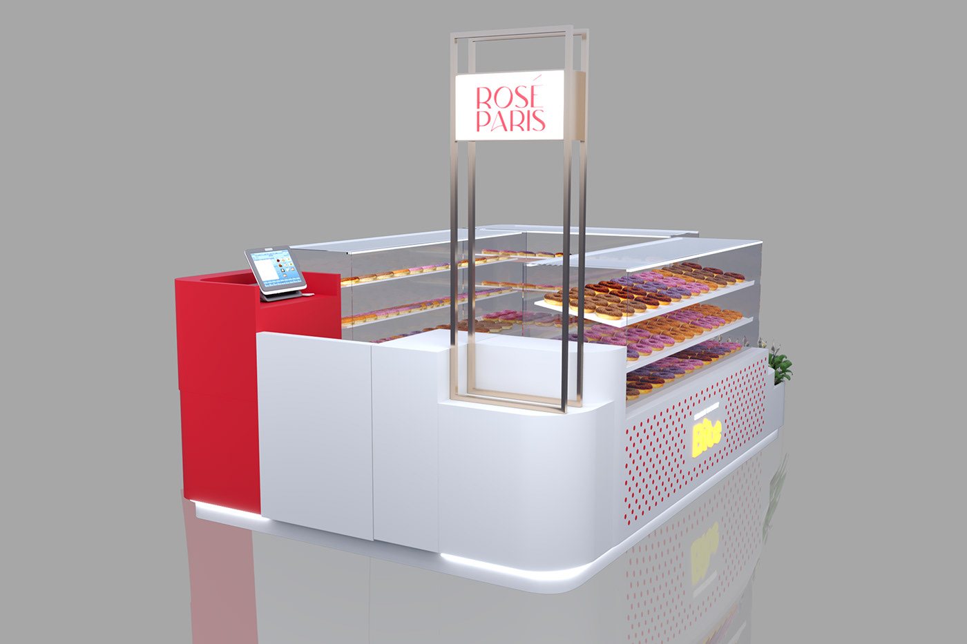 Glass Donut Kiosk