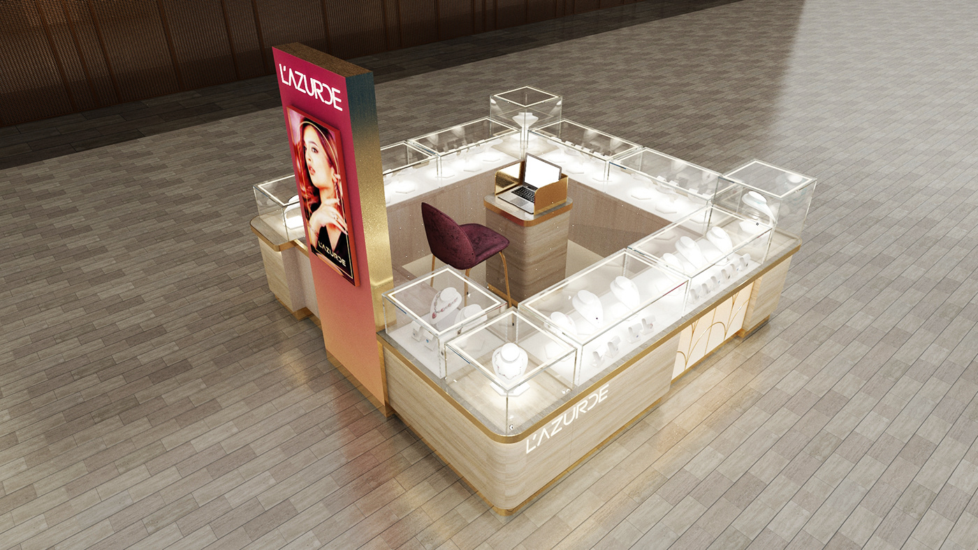 Shiny Jewelry Kiosk