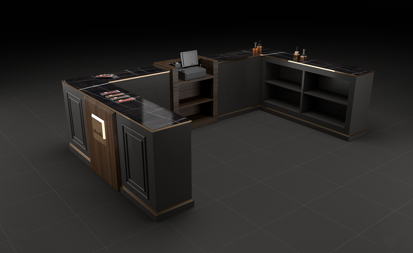Upscale Chocolate Kiosk