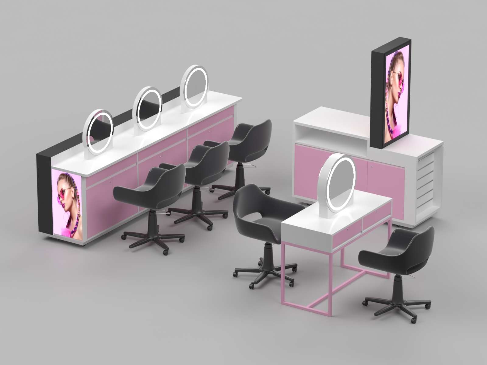 Custom Hairdressing Displays