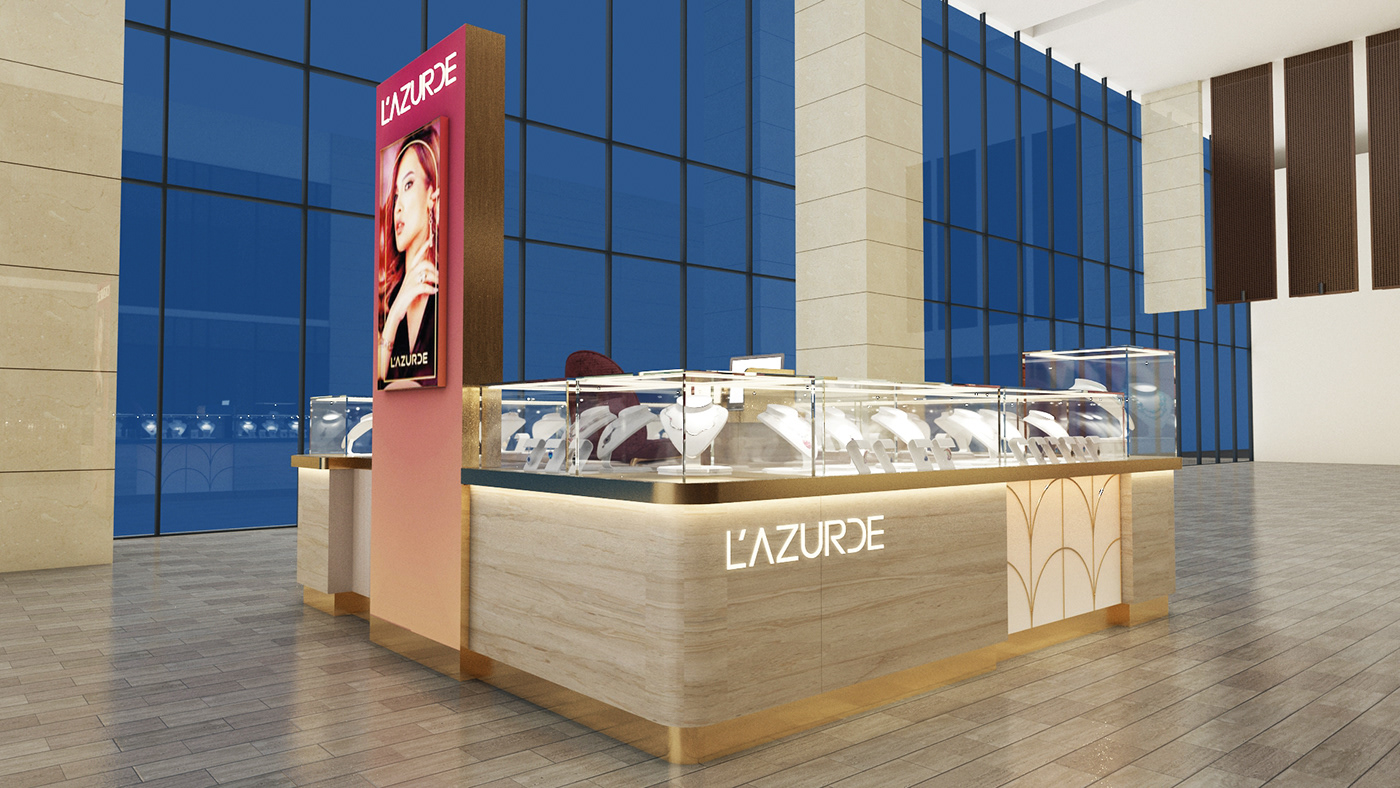 Shiny Jewelry Kiosk
