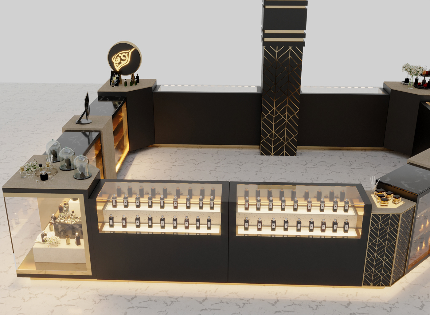  perfume kiosk 