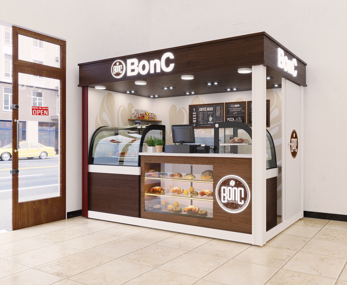 Coffee Shop Inside Counter 