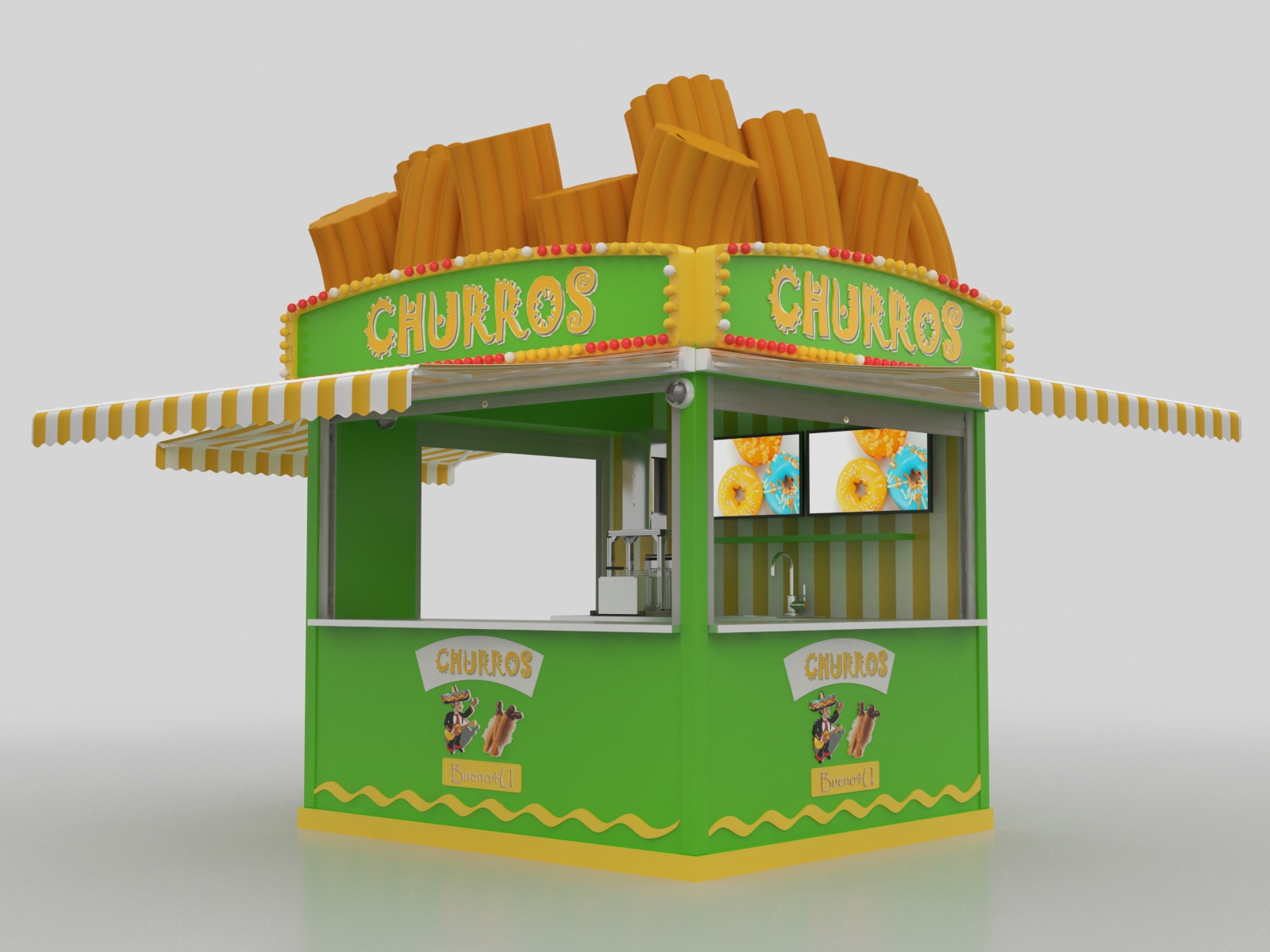 outdoor food kiosk