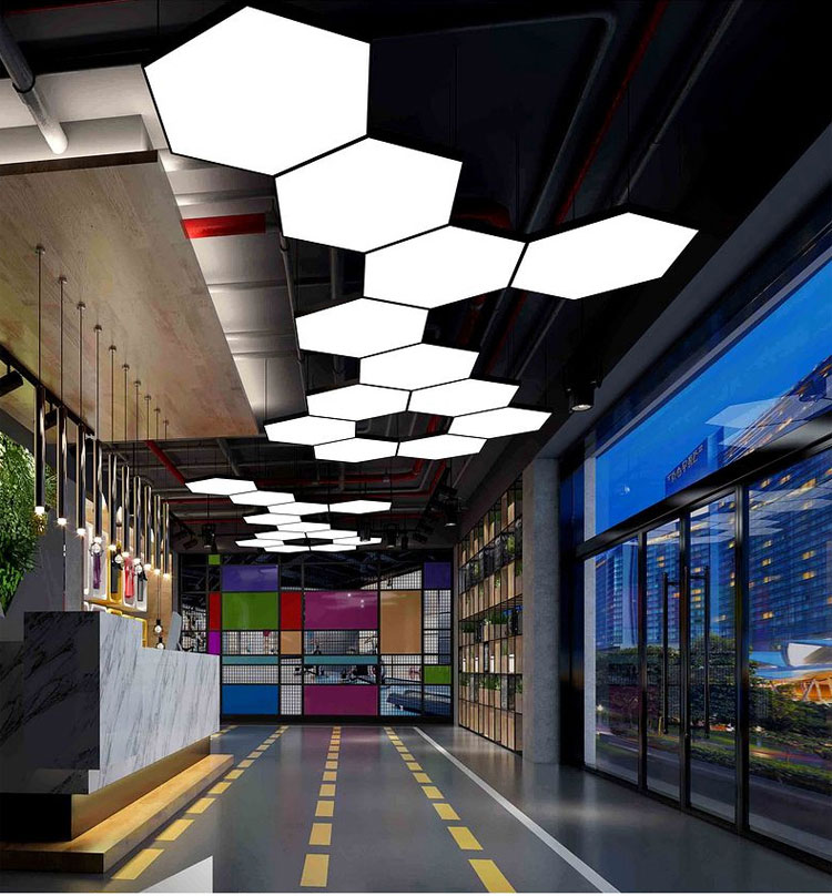 led hexagonal lamp