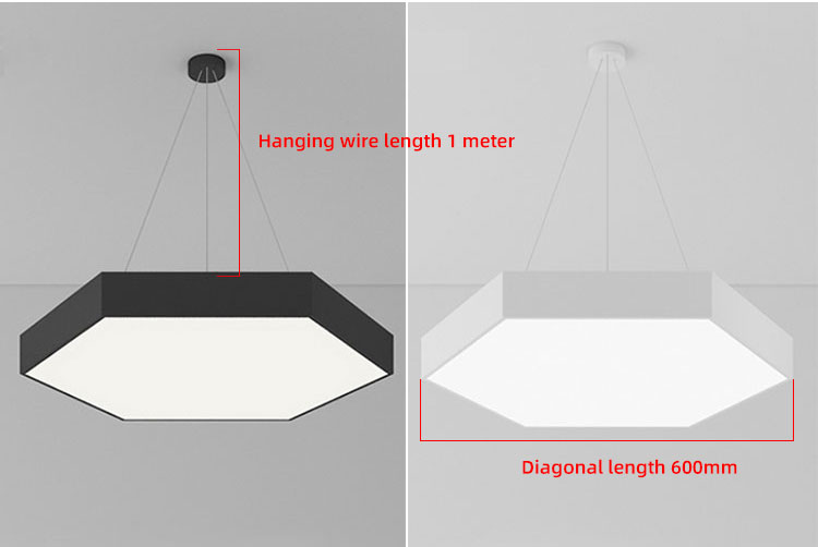 led hexagonal lamp