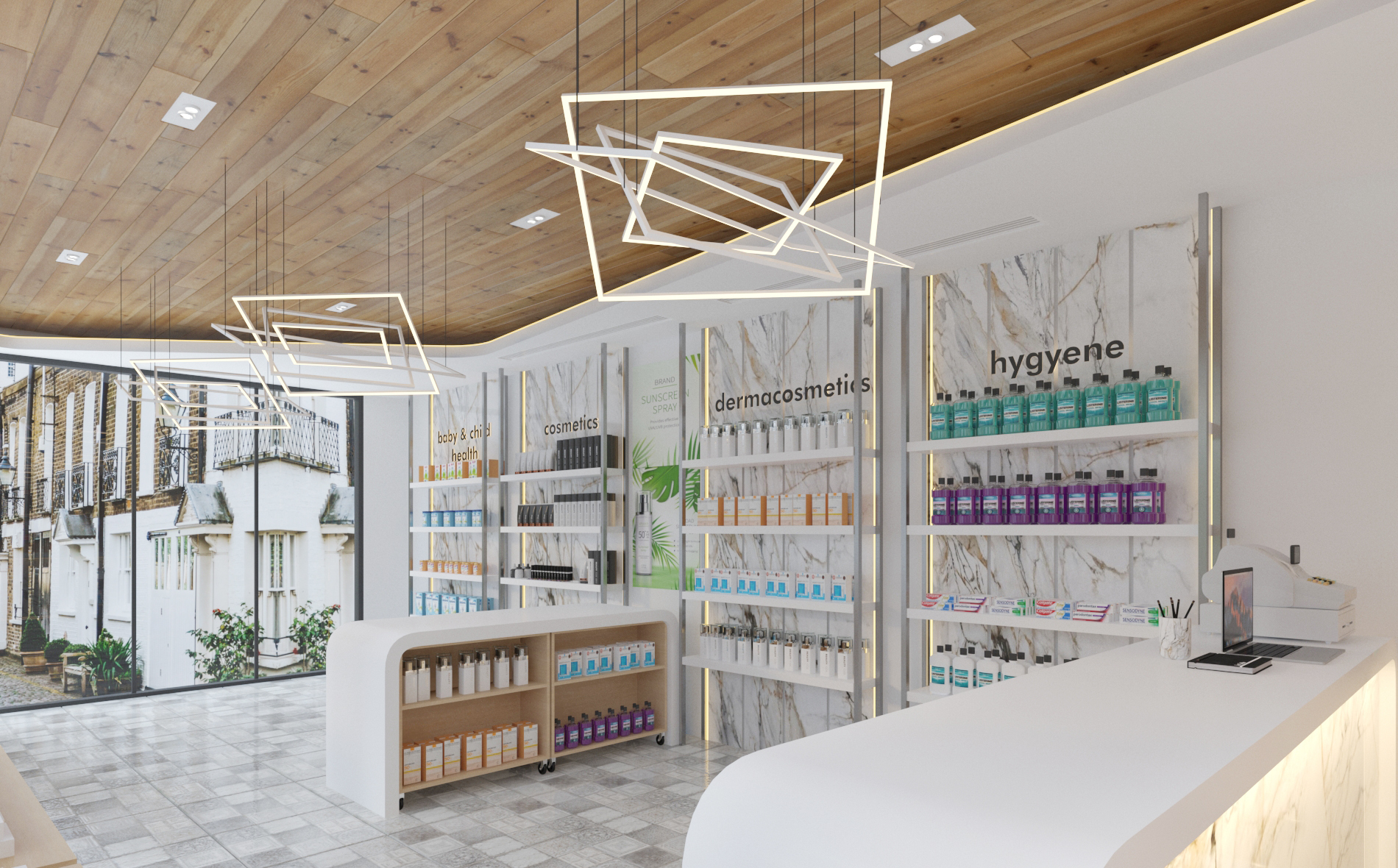 cosmetic store