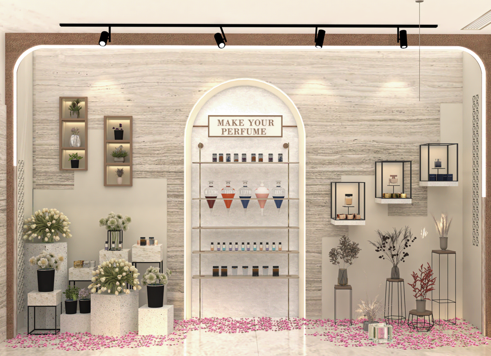 perfume blending area
