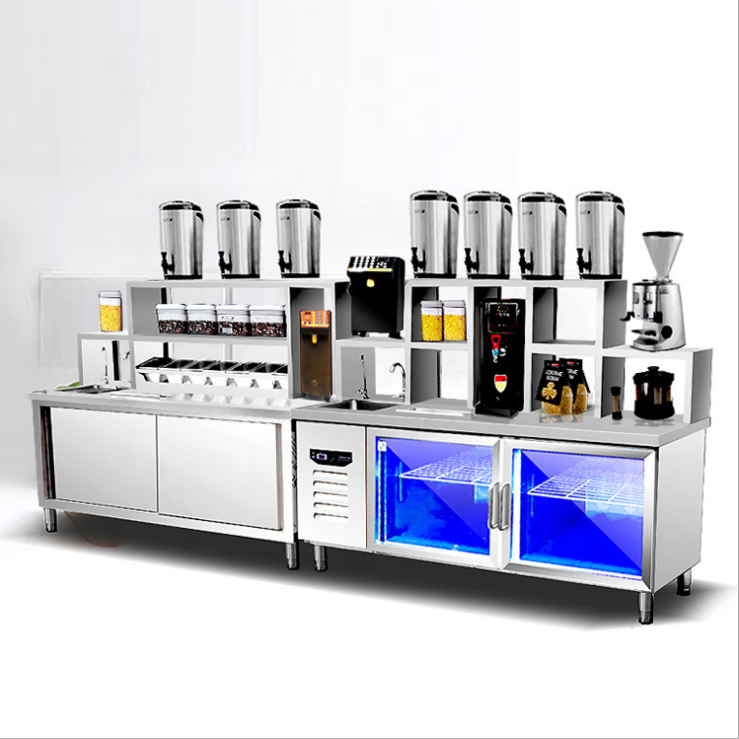 boba tea counter