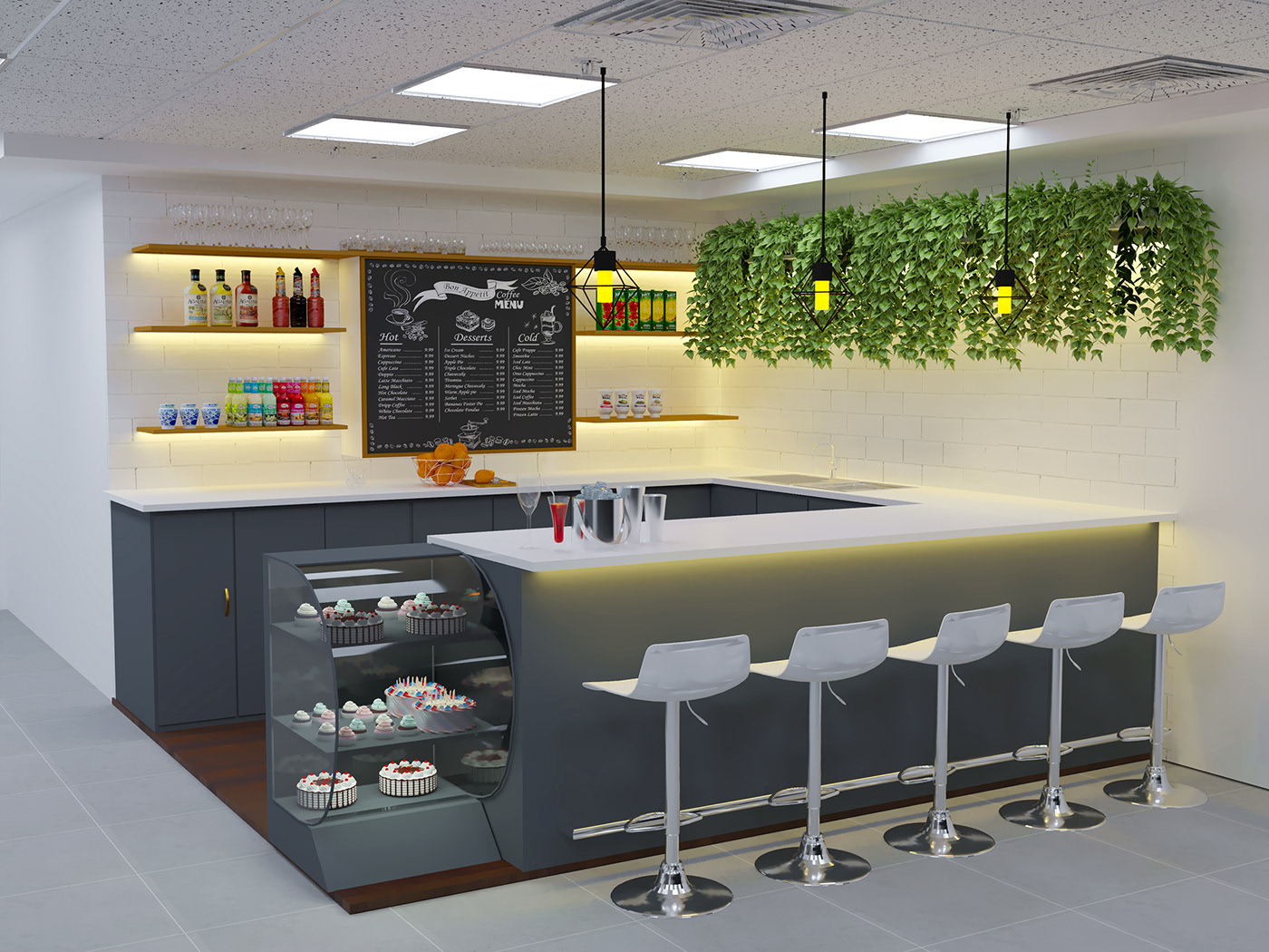 Indoor Bar Counter 