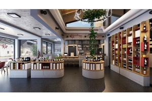 Complete Case of Boutique Wine Experience Store | Integrated Custom Wine Cabinets & Bar Counter Project