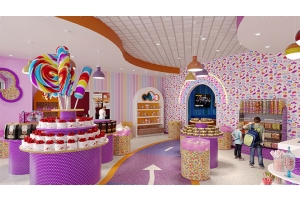 2026 Candy & Arcade Hybrid Shop Project Case | Full Custom Kiosk & Display Stands