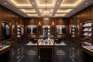 How We Designed This Luxury Men’s Tailoring Boutique