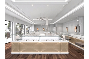 Luxury Jewelry Store Interior Display Case Project | Full Render & Custom Solution