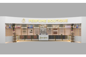 Curved Perfume Boutique Kiosk Real‑Case｜Mall Counter Fit‑Out Story